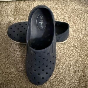 Cat & Jack Men's Dark Blue Perforated Loafers